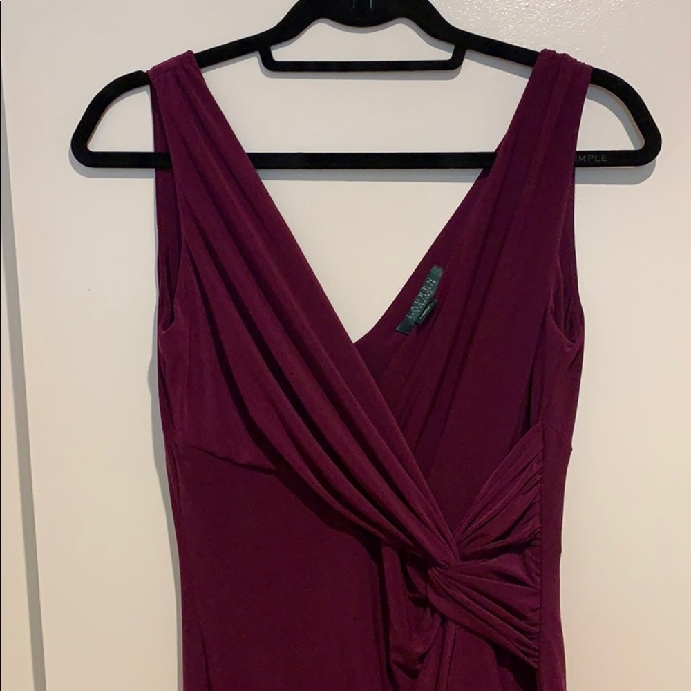 RALPH LAUREN Purple Long Evening Gown Size 6